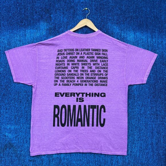 CharliXCX Everything Is Romantic Lyric brat Album EDM Tee L - Picture 1 of 4